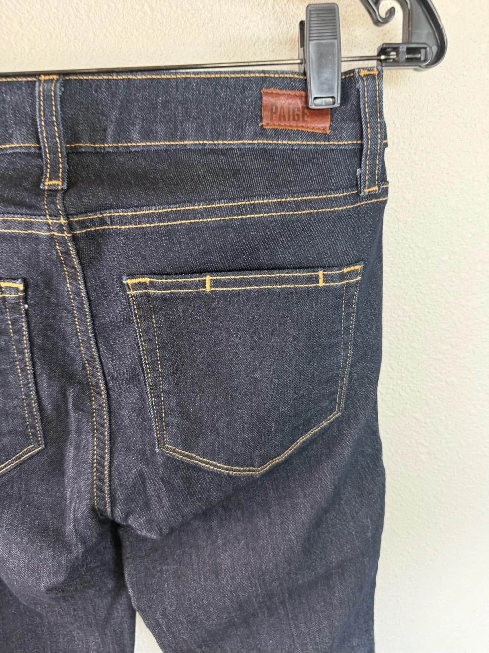 PAIGE NWT Indio Zip Skinny Jeans Macer Dark Indigo Denim New Casual Women’s 27